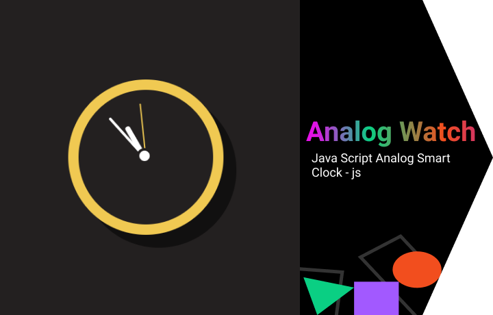 JavaScript analog clock