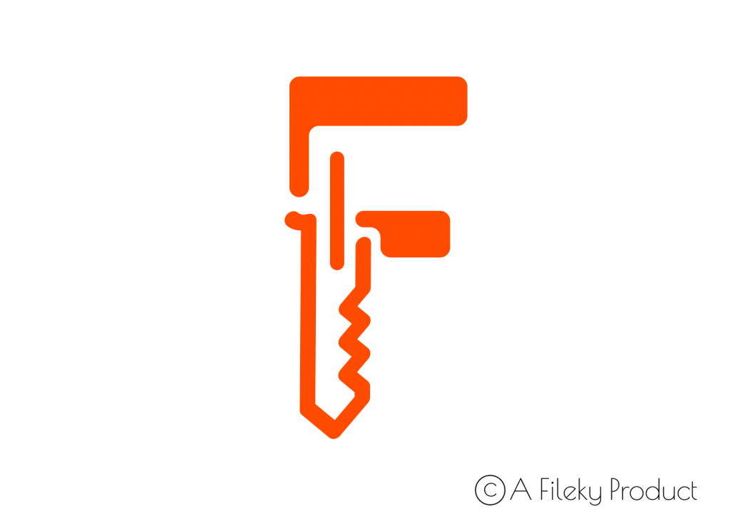 F-Key Stroke Letter Logo Icon Golden Paint Design