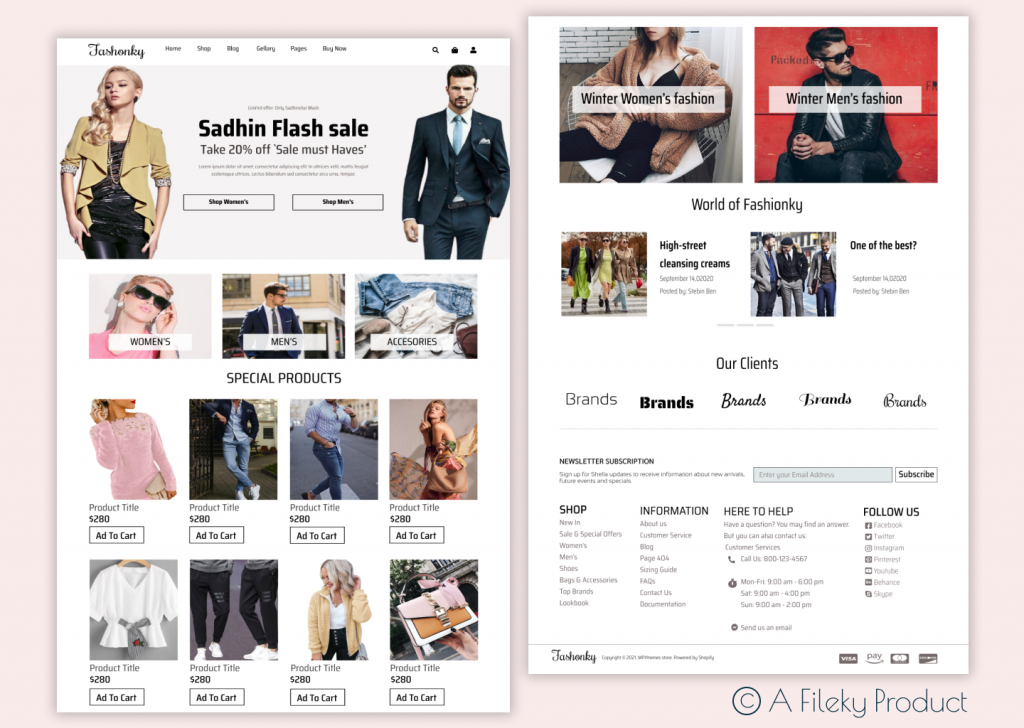 The Best eCommerce theme UI for Grow up Your Business