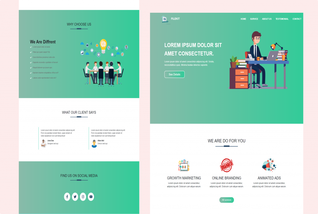 Filekit HTML Template: This is the Smartest Landing Page