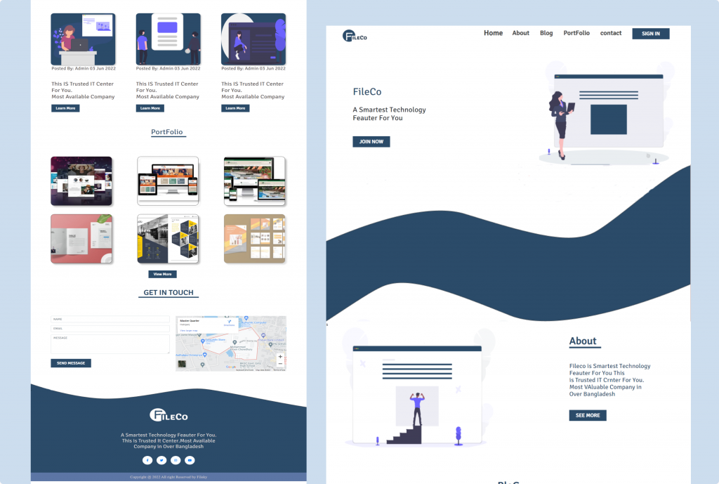 Fileco  Finacial Services HTML Corporate Template
