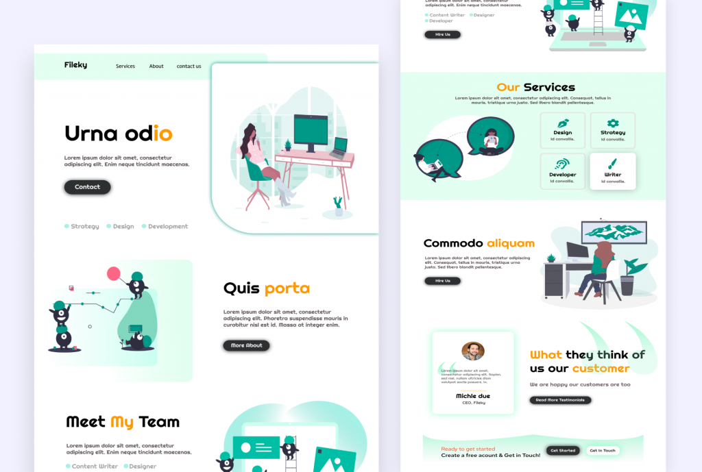 Fileky Urna Odio financial Services Corporate Template