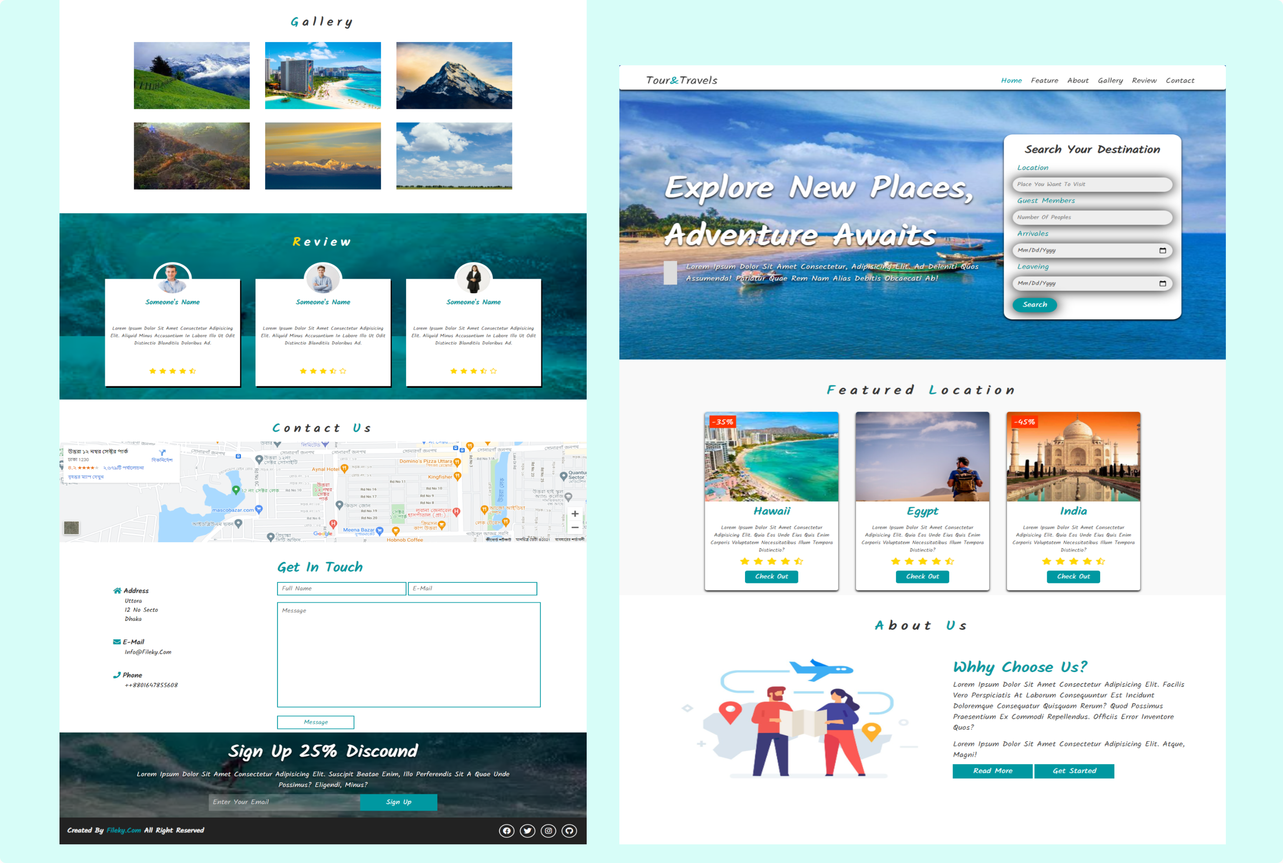Tour And Travels Template