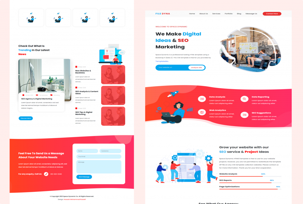 Filedyna Dynamic Website Design Free Download