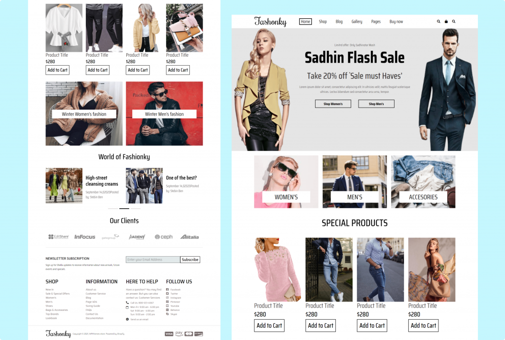 Fashionky Ecommerce Theme for Your Online Shop